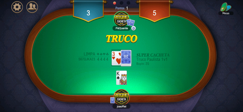 Truco e Cacheta - Super Cacheta Online